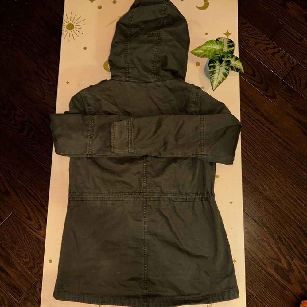 American Eagle Heavyweight Utility Jacket In Army… - image 5